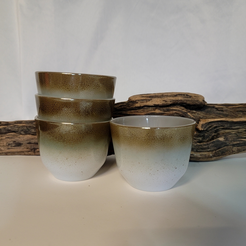 Federal Glass Vintage 1960's Custard Cups Set Of 4. Made In USA - Picture 5 of 8